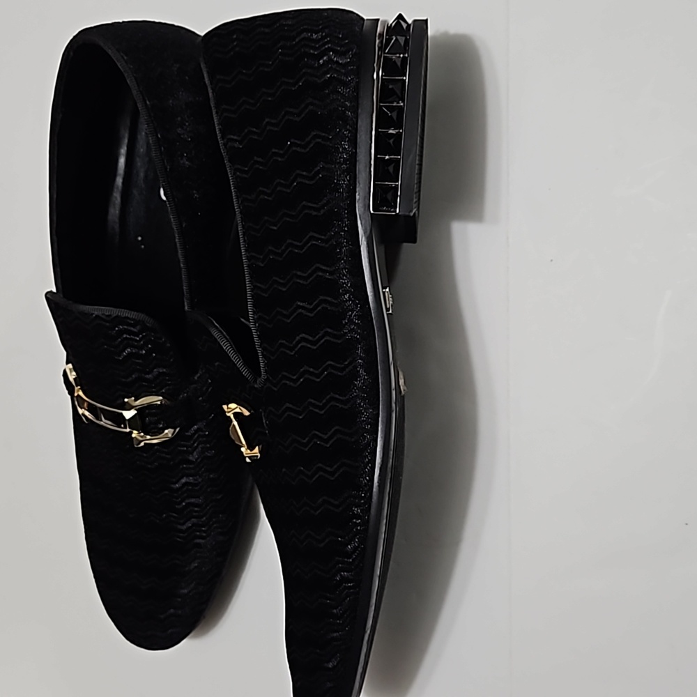 Aldo Men's Dress Black Slip On Shoe's Size 8 #S-91